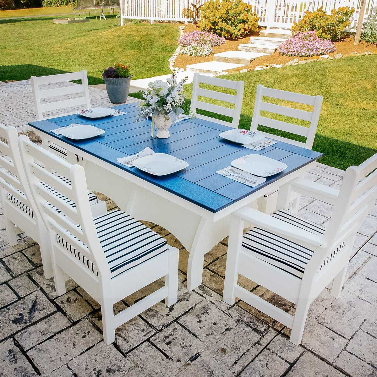Amish Nashau Poly Patio 42” x 72” Dining Table