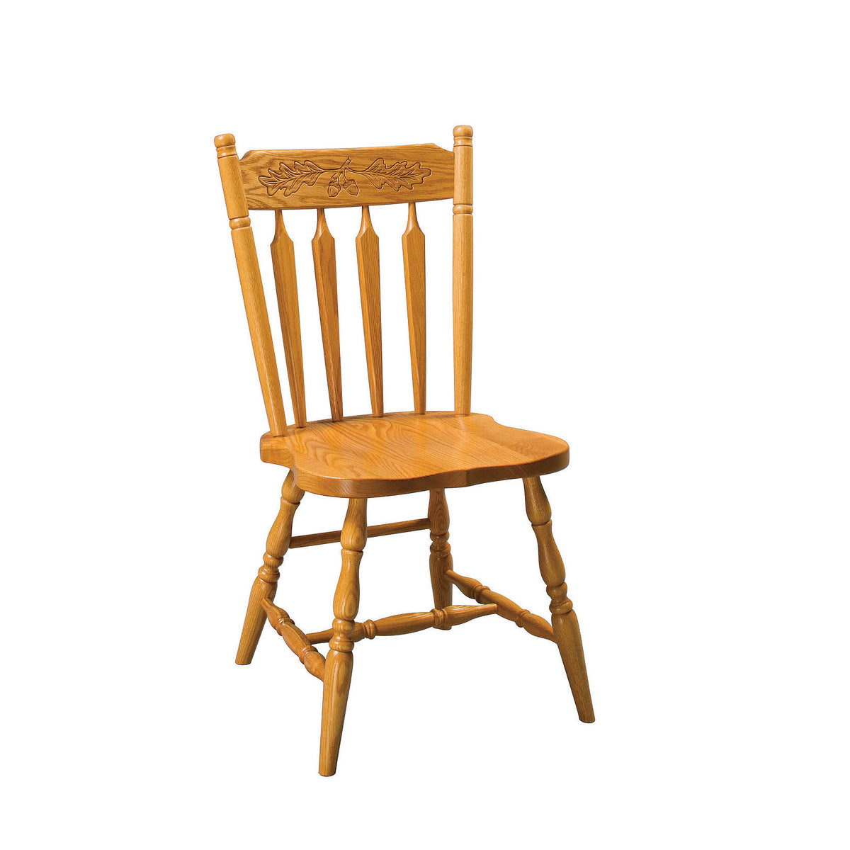 Amish Windsor Comb Arrowback Chair with Acorn Back