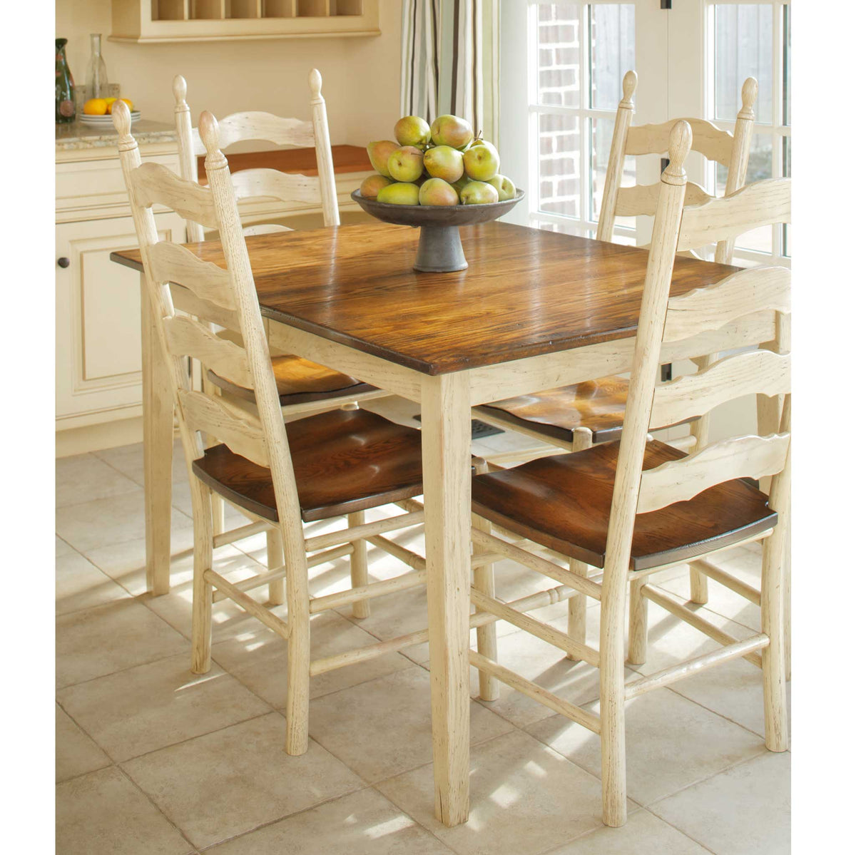 Amish French Country Ladderback Dining Chair