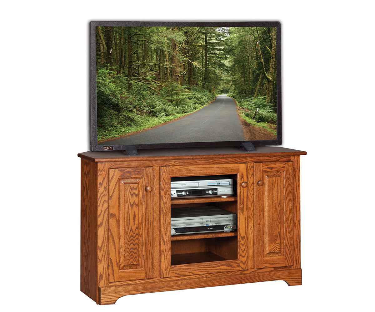 Amish 34" Corner 3 Door TV Stand