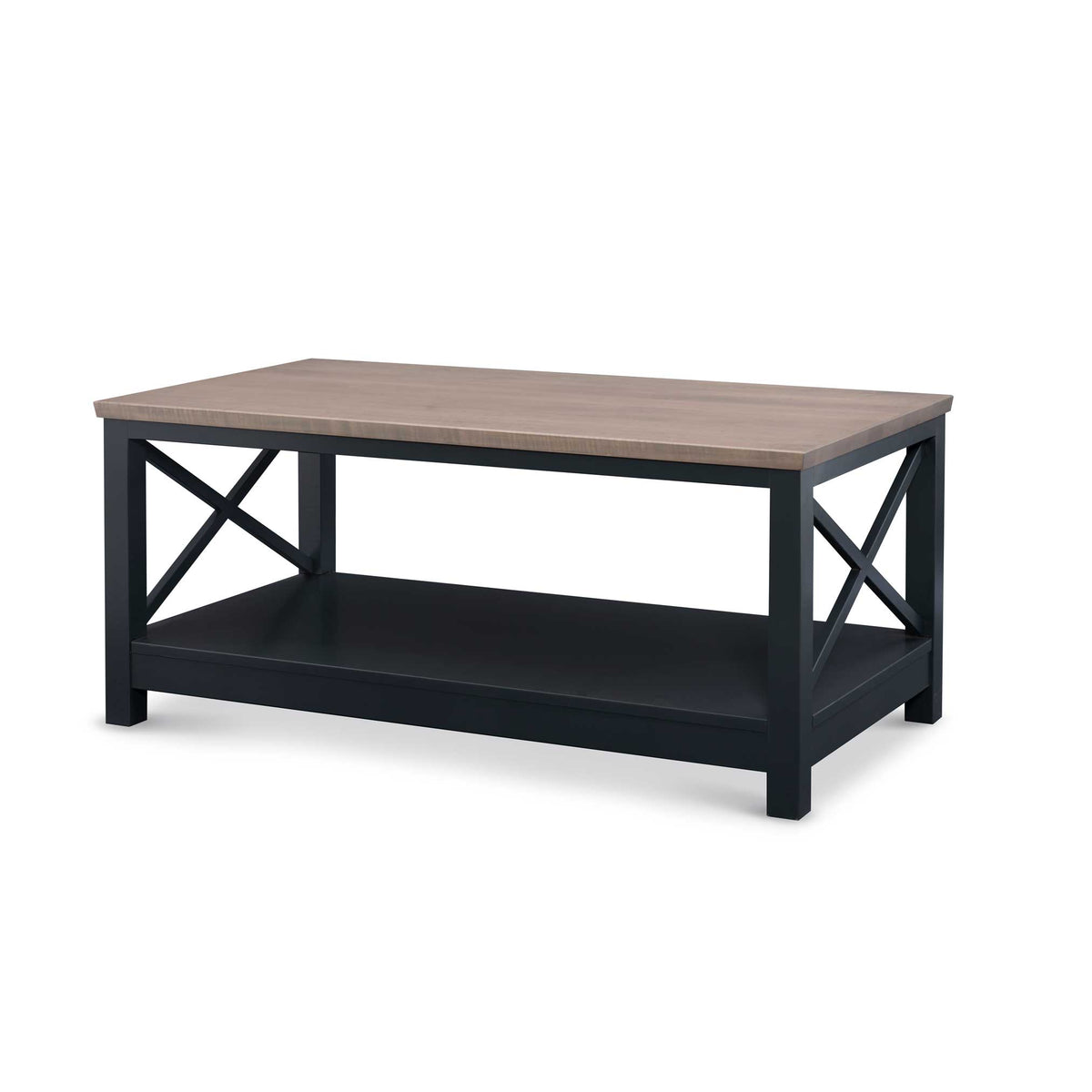 Mesa de centro Saltire Amish de madera maciza
