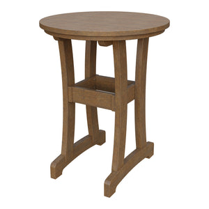 Amish Legacy 30" Round Outdoor Counter Table in Antique Mahogany