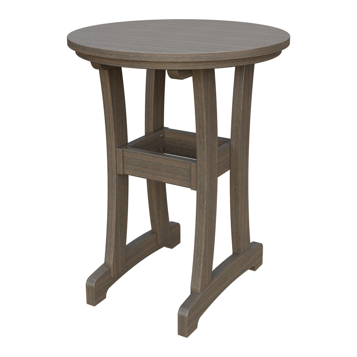 Amish Legacy 30" Round Outdoor Counter Table in Brazilian Walnut