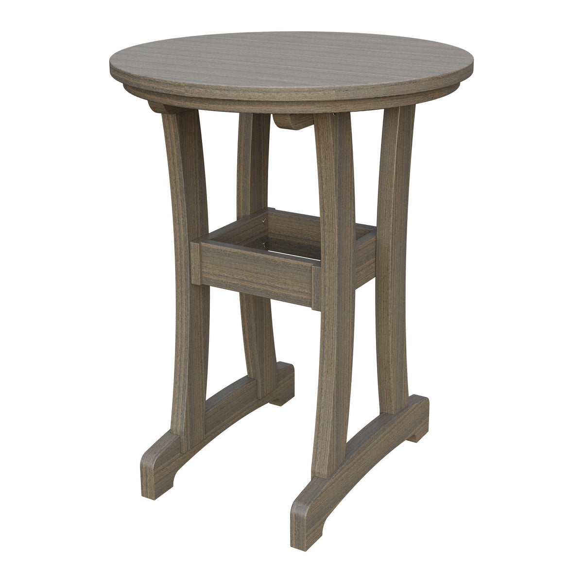 Amish Legacy 30" Round Outdoor Counter Table in Coastal Gray