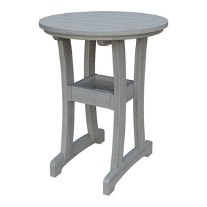 Amish Legacy 30" Round Outdoor Counter Table in Driftwood Gray