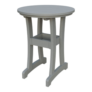 Amish Legacy 30" Round Outdoor Counter Table in Light Gray