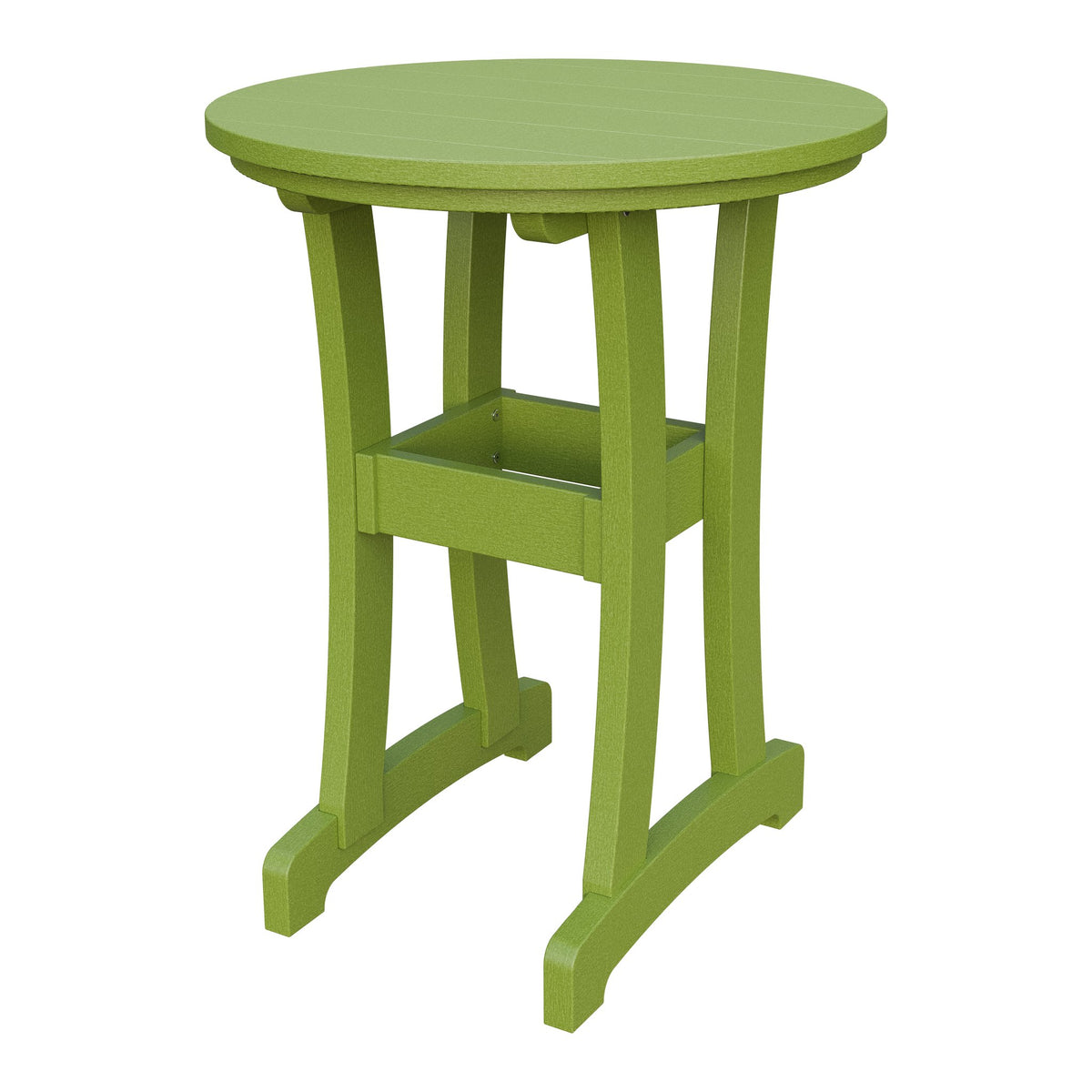 Amish Legacy 30" Round Outdoor Counter Table in Tropical Lime Green