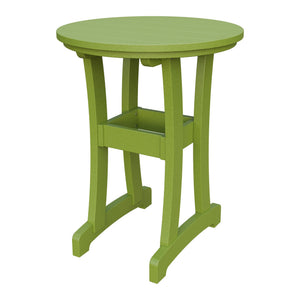 Amish Legacy 30" Round Outdoor Counter Table in Tropical Lime Green