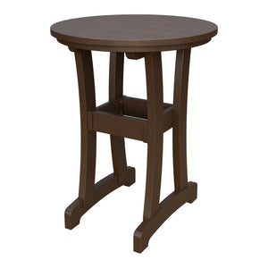 Amish Legacy 30" Round Outdoor Counter Table in Milwaukee Brown