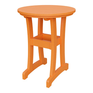 Amish Legacy 30" Round Outdoor Counter Table in Bright Orange