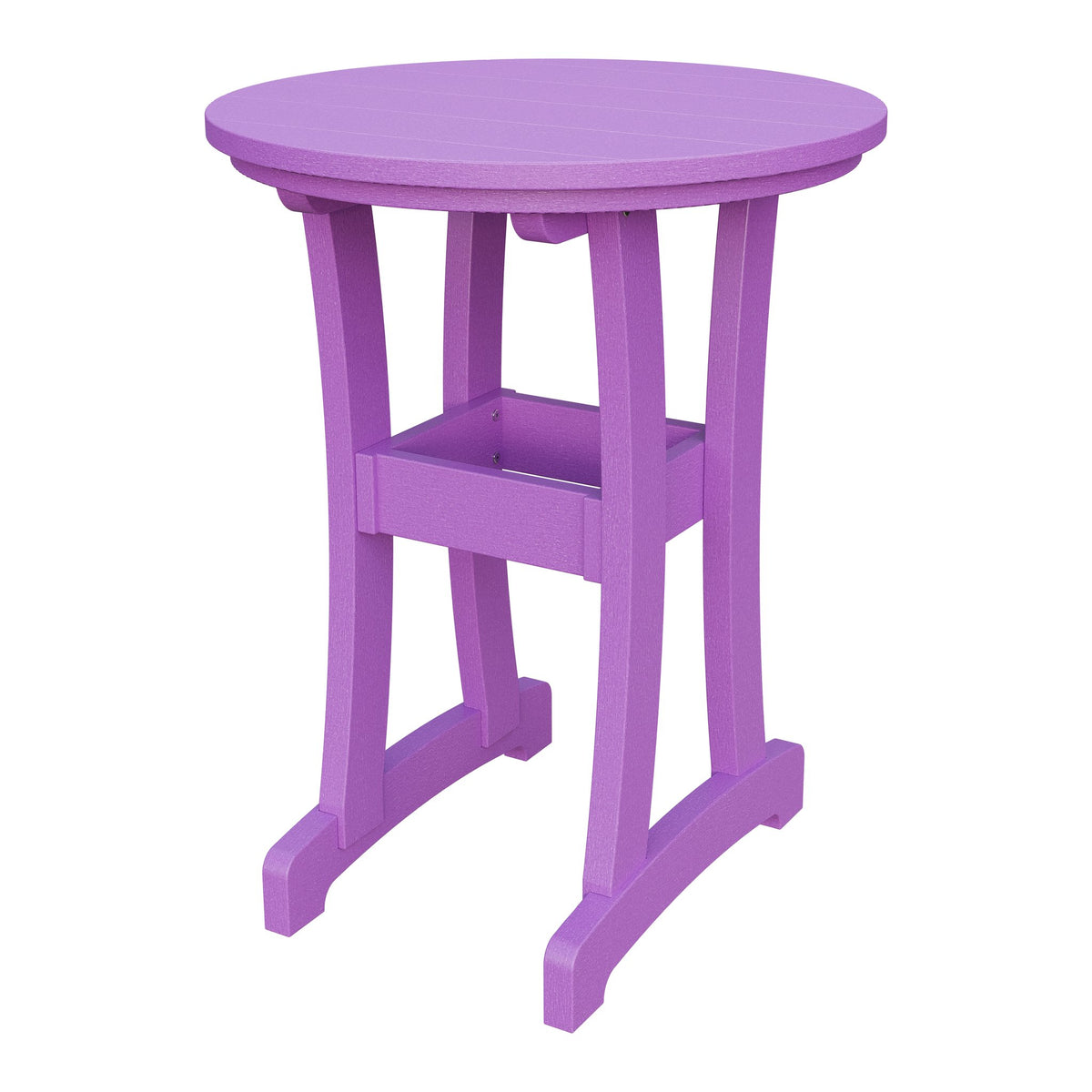 Amish Legacy 30" Round Outdoor Counter Table in Bright Purple
