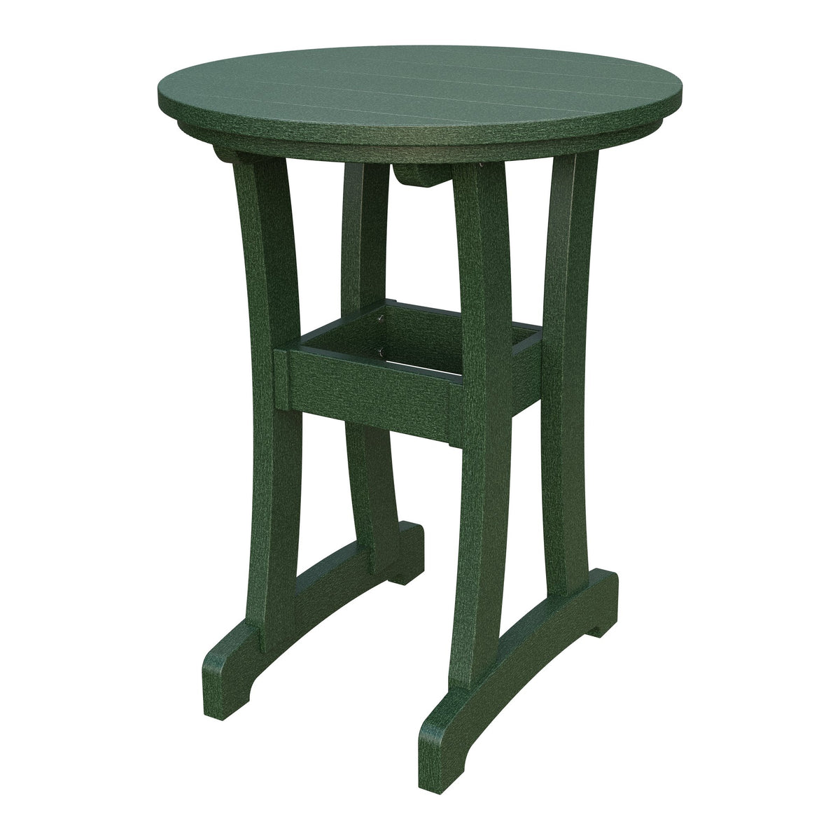 Amish Legacy 30" Round Outdoor Counter Table in Turf Green