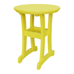 Amish Legacy 30" Round Outdoor Counter Table in Lemon Yellow