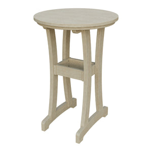 Amish Legacy 30" Round Outdoor Bar Table in Birchwood