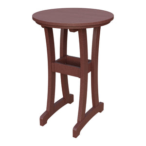 Amish Legacy 30" Round Outdoor Bar Table in Cherrywood