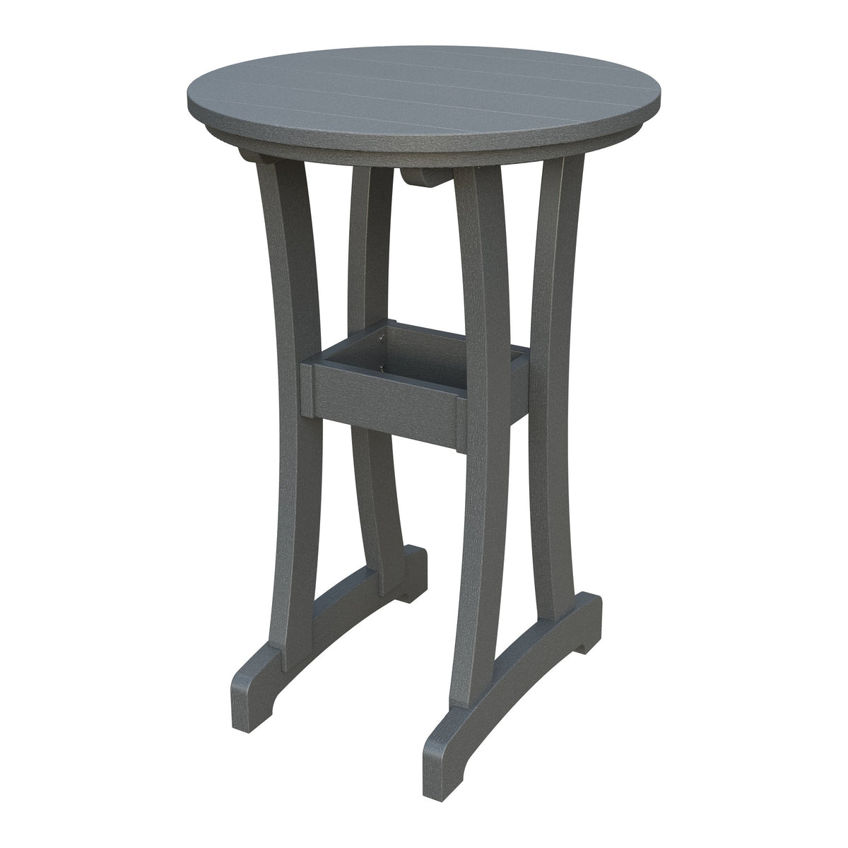 Amish Legacy 30" Round Outdoor Bar Table in Gray