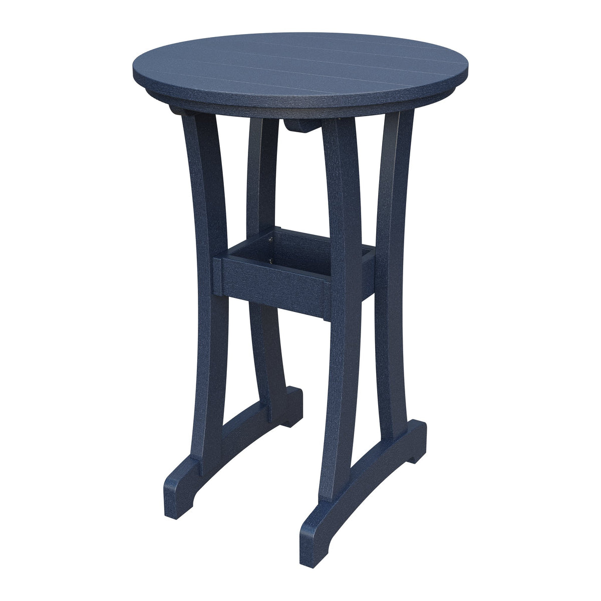 Amish Legacy 30" Round Outdoor Bar Table in Patriot Blue