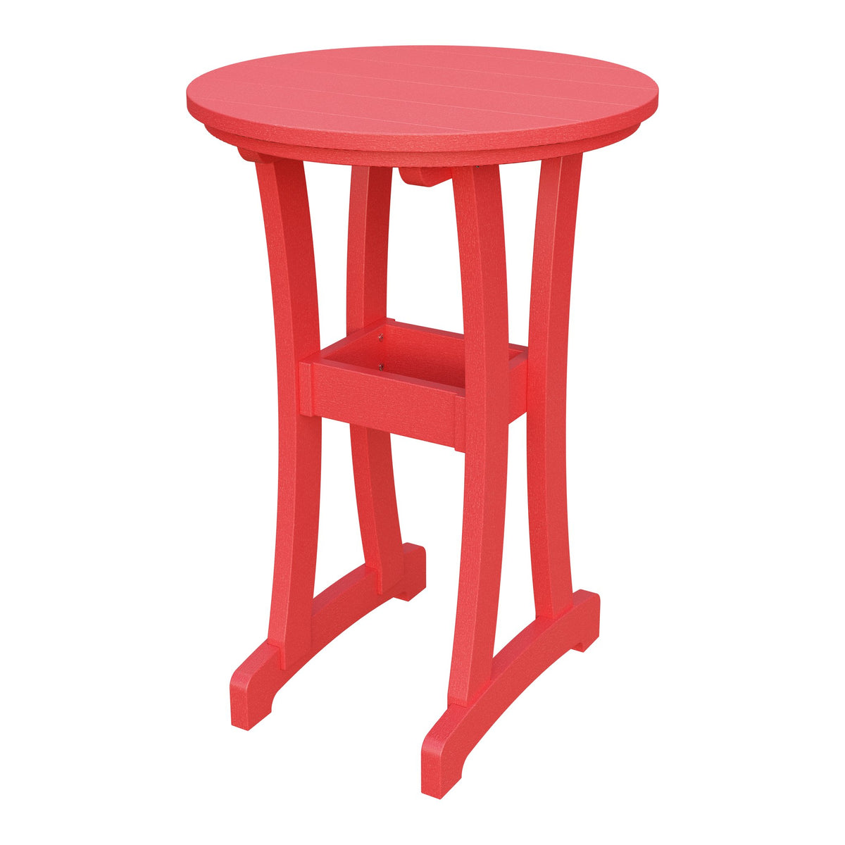 Amish Legacy 30" Round Outdoor Bar Table in Red
