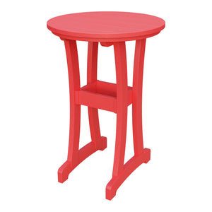 Amish Legacy 30" Round Outdoor Bar Table in Red