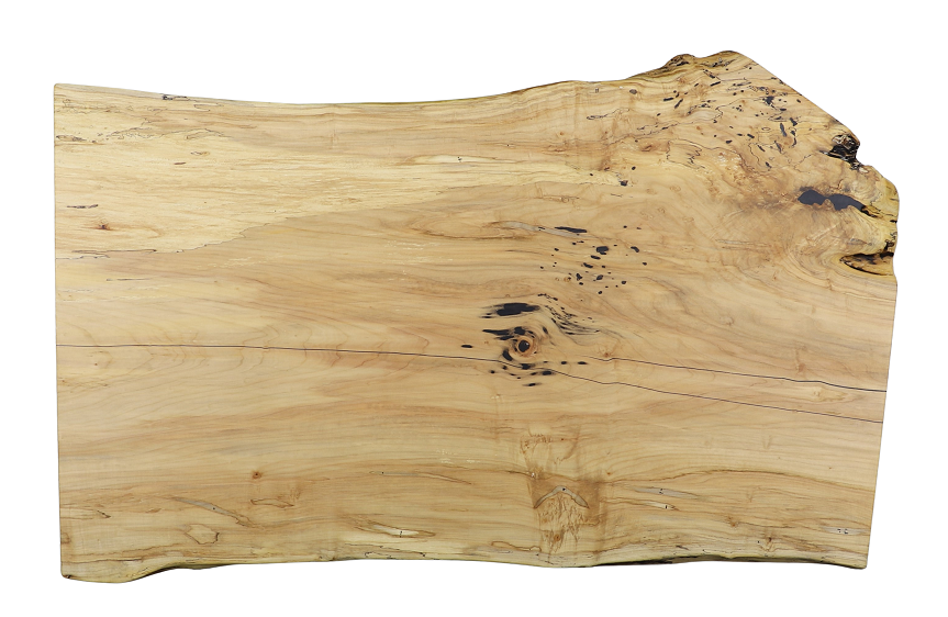 Wide maple live edge dining table slab 73 inches long