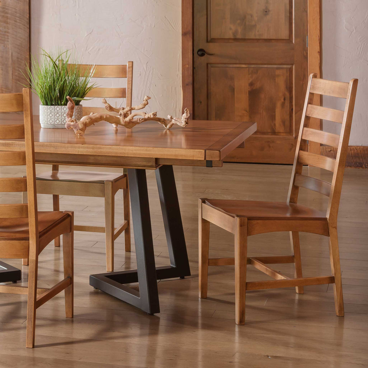 Silla de comedor Amish Manhattan