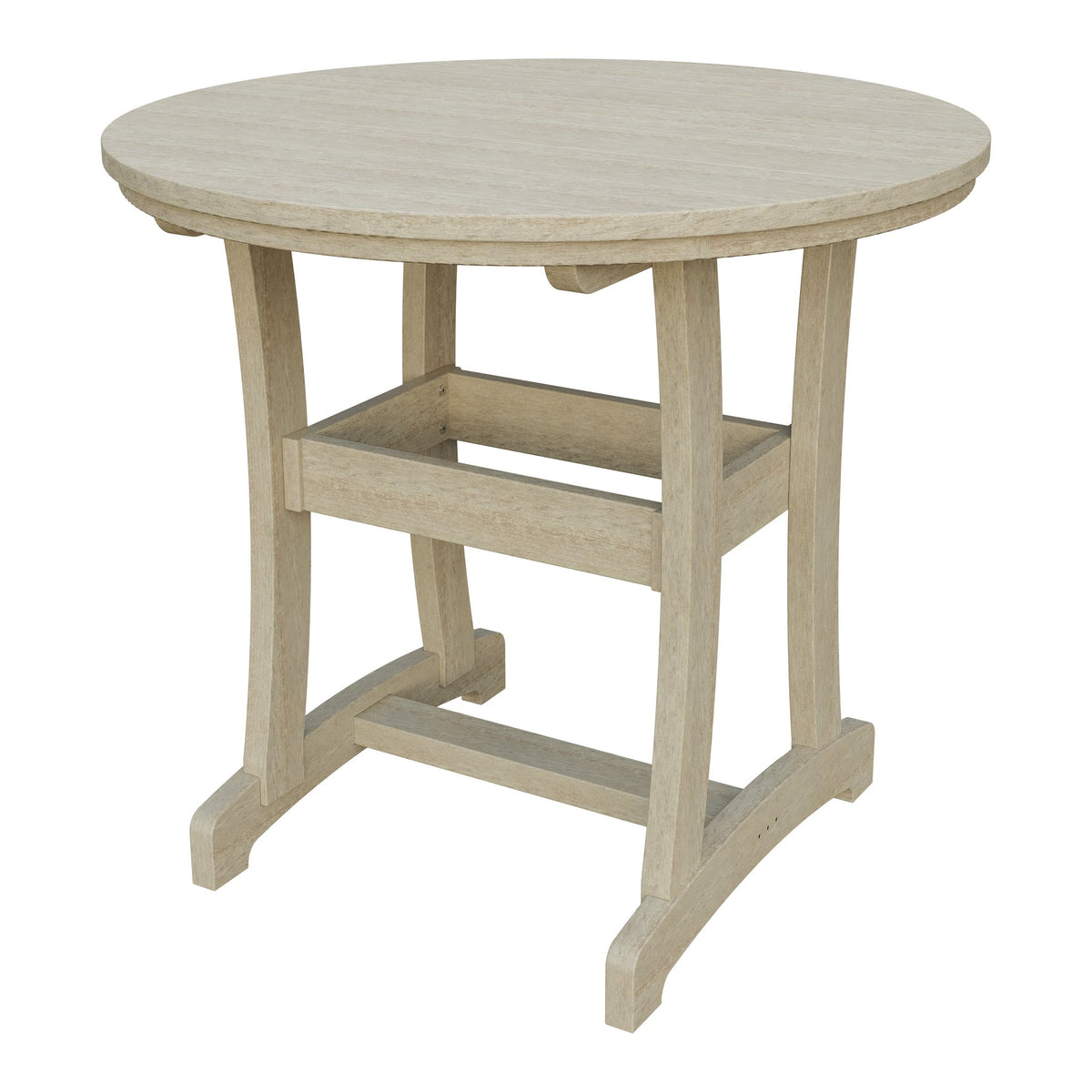 Amish Legacy 42" Round Outdoor Counter Table in Birchwood