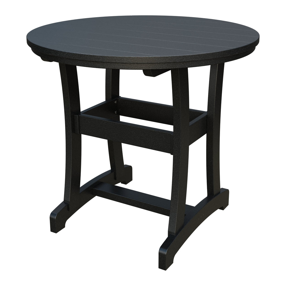 Amish Legacy 42" Round Outdoor Counter Table in Black