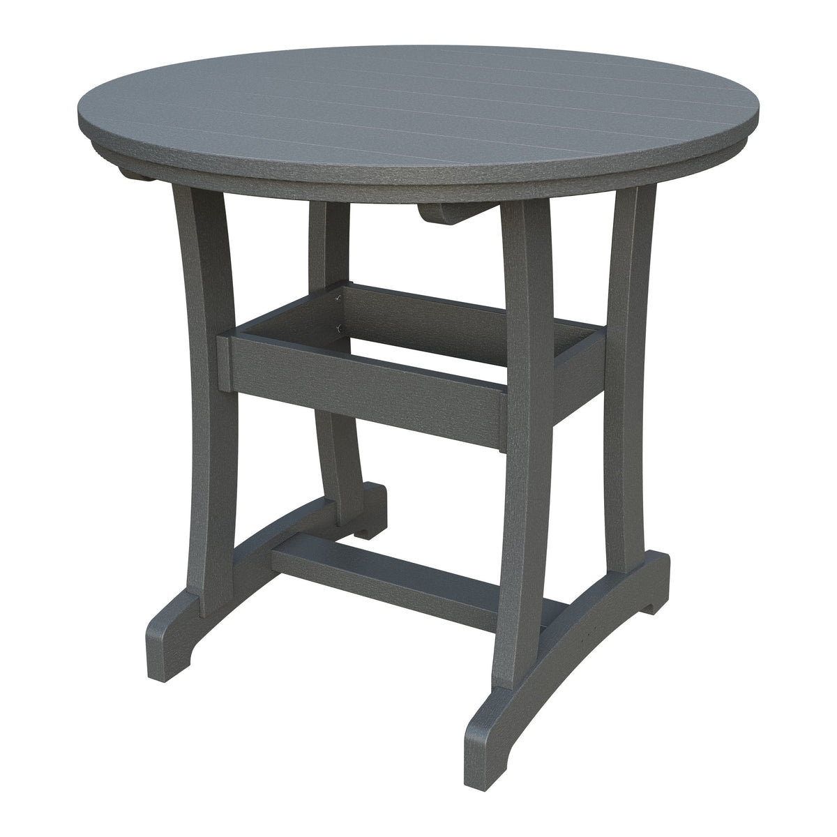 Amish Legacy 42" Round Outdoor Counter Table in Gray