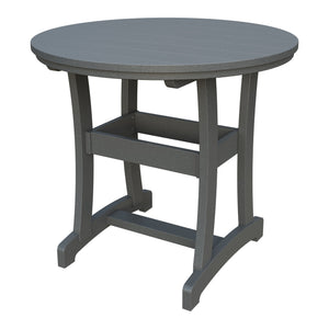 Amish Legacy 42" Round Outdoor Counter Table in Gray