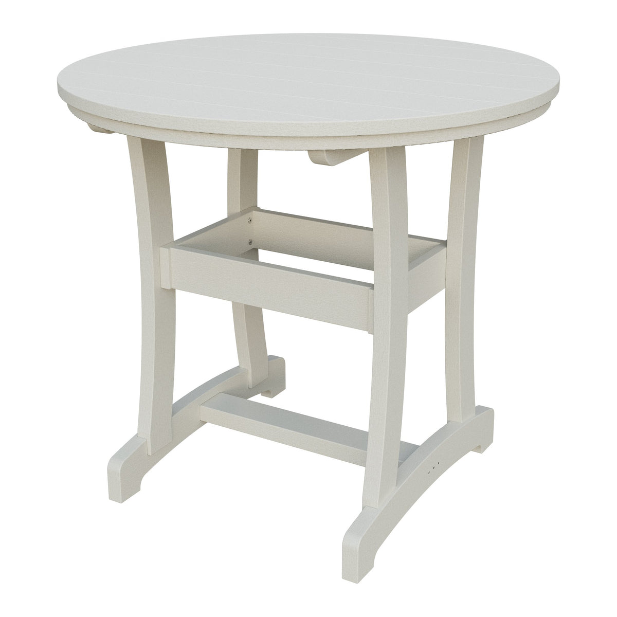 Amish Legacy 42" Round Outdoor Counter Table in Ivory