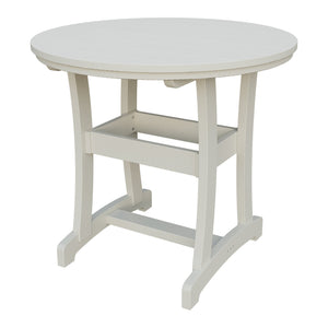 Amish Legacy 42" Round Outdoor Counter Table in Ivory