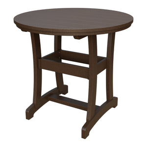 Amish Legacy 42" Round Outdoor Counter Table in Milwaukee Brown