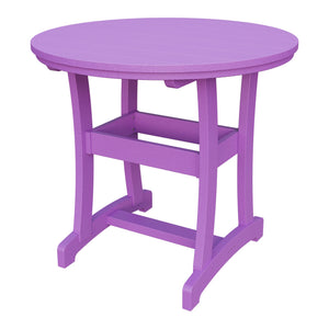Amish Legacy 42" Round Outdoor Counter Table in Bright Purple