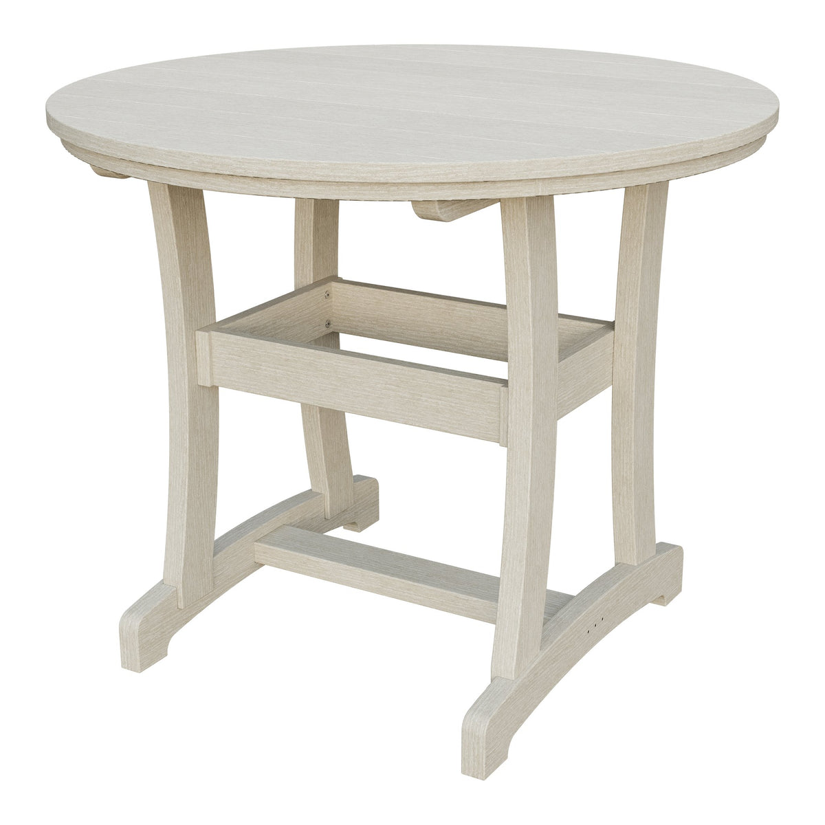 Amish Legacy 42" Round Outdoor Counter Table in Seashell