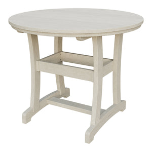 Amish Legacy 42" Round Outdoor Counter Table in Seashell