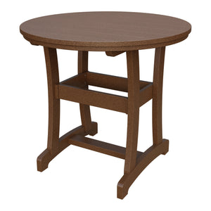 Amish Legacy 42" Round Outdoor Counter Table in Tudor Brown