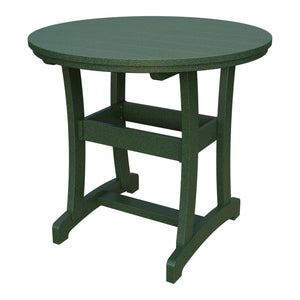 Amish Legacy 42" Round Outdoor Counter Table in Turf Green