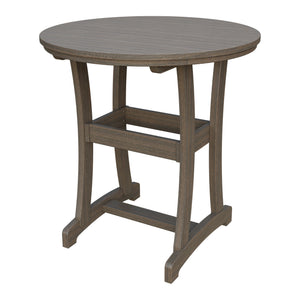 Amish Legacy 42" Round Outdoor Bar Table in Brazilian Walnut