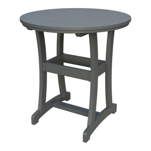 Amish Legacy 42" Round Outdoor Bar Table in Gray