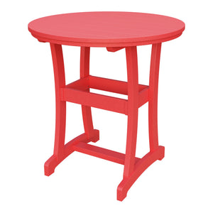 Amish Legacy 42" Round Outdoor Bar Table in Red
