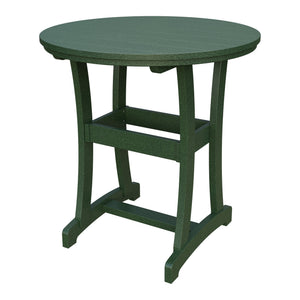 Amish Legacy 42" Round Outdoor Bar Table in Turf Green