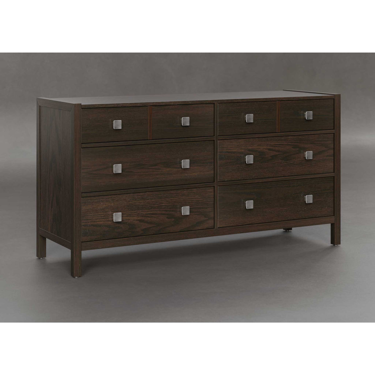 Amish Stowe Modern Oak 6pc Bedroom Set - Quick Ship
