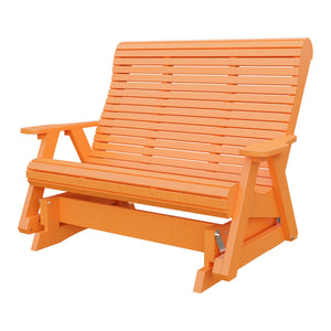 Amish 4' Rollback Poly Glider in Bright Orange
