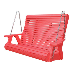 Amish 4' Rollback Poly Hanging Swing in Red