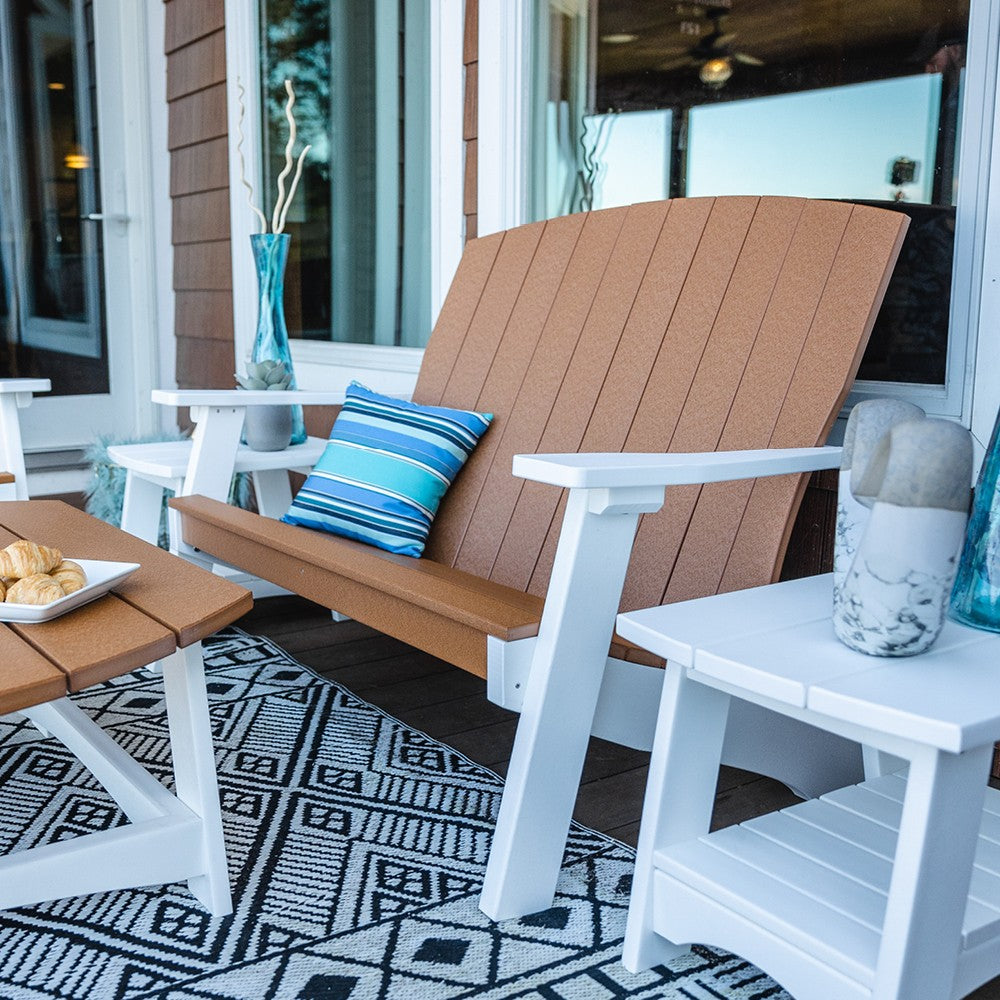 Amish Coastal 4' Patio Bench
