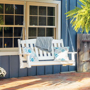 Amish Spanish Garden 4' Poly Hanging Swing