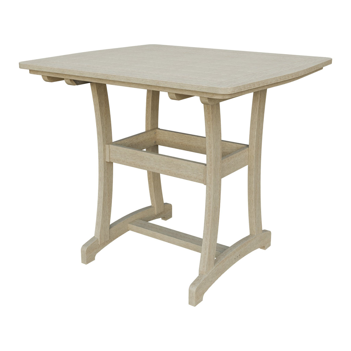 Amish Legacy 4' x 4' Outdoor Bar Table in Birchwood