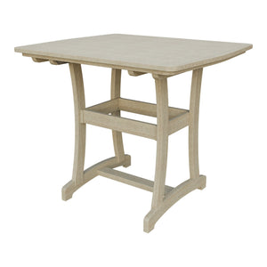 Amish Legacy 4' x 4' Outdoor Bar Table in Birchwood