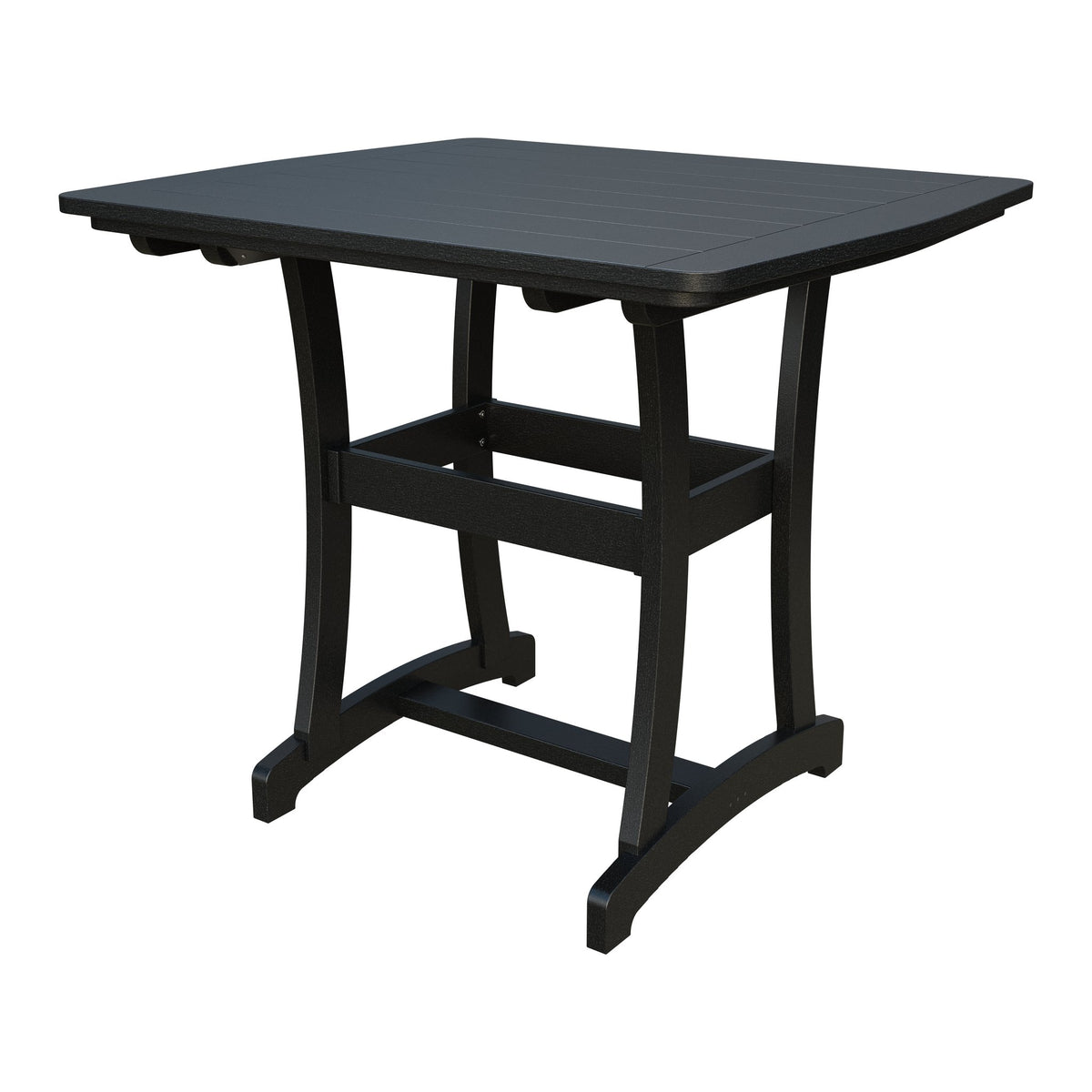 Amish Legacy 4' x 4' Outdoor Bar Table in Black
