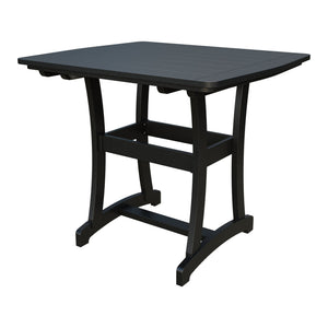 Amish Legacy 4' x 4' Outdoor Bar Table in Black